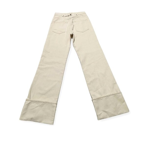 New With Tag TU ES MON TRESOR high-rise turn-up jeans, Size 26 - Picture 7 of 16